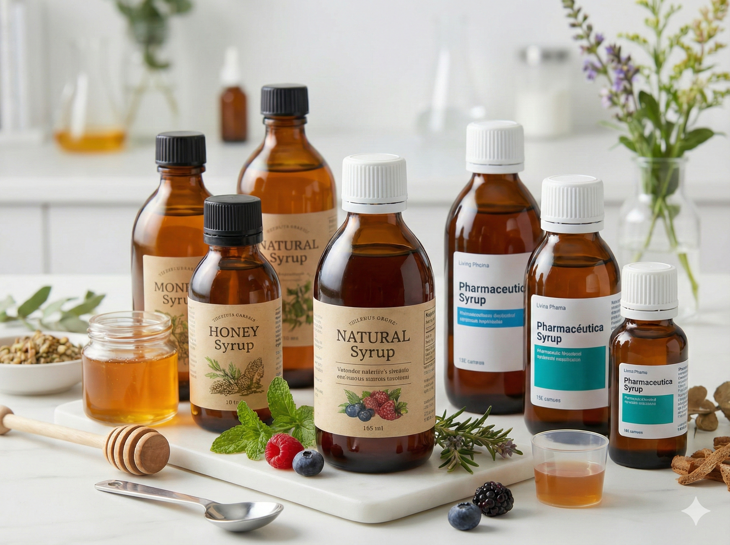 Jarabes Naturales y Farmacéuticos